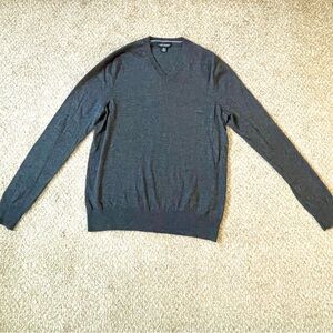 Men's Banana Republic v neck extra fine merino sweater